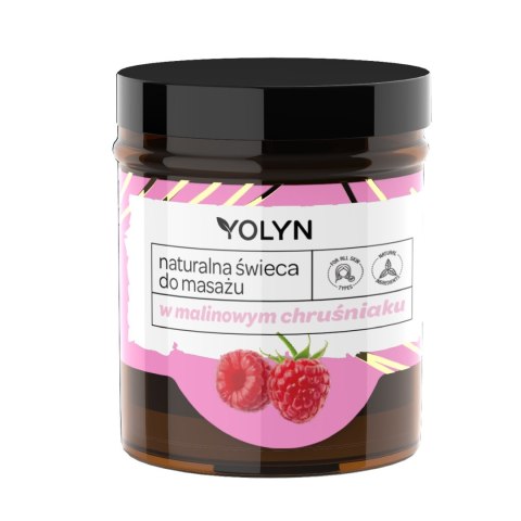 Yolyn Naturalna świeca do masażu W Malinowym Chruśniaku 120ml (P1)