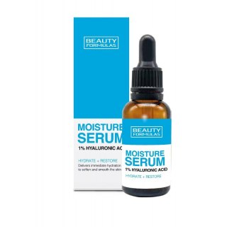 Beauty Formulas Moisture Serum nawilżające serum do twarzy 1% Hyaluronic Acid 30ml (P1)