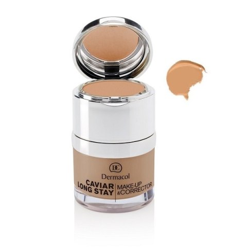 Dermacol Caviar Long Stay Make-Up Corrector podkład do twarzy z korektorem 03 Nude 30ml (P1)