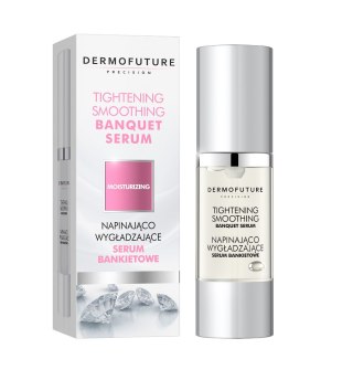 Dermofuture Moisturizing Tightening Smoothing Banquet Serum napinająco-wygładzające serum bankietowe do twarzy 30ml (P1)