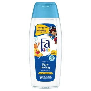 Fa Kids Pirate Fantasy żel pod prysznic i szampon o zapachu dzikiego oceanu 400ml (P1)