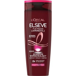 L'Oreal Paris Elseve Full Resist szampon wzmacniający do włosów osłabionych z tendencją do wypadania z powodu łamliwości 400ml (