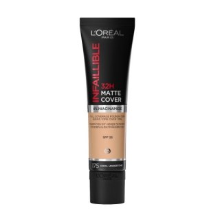 L'Oreal Paris Infallible 32H Matte Cover Foundation długotrwały podkład matujący 175 Cool Undertone/Sand 30ml (P1)