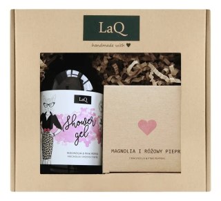 LaQ Kicia Magnolia zestaw żel pod prysznic 500ml + masło do ciała 200ml (P1)