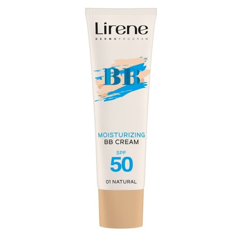 Lirene BB nawilżający krem koloryzujący SPF50 01 Natural 30ml (P1)