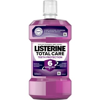 Listerine Total Care Teeth Protection płyn do płukania jamy ustnej 500ml (P1)