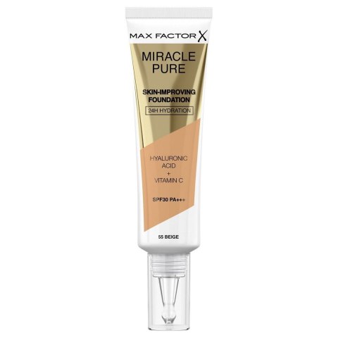 Max Factor Miracle Pure SPF30 PA+++ podkład poprawiający kondycję skóry 55 Beige 30ml (P1)