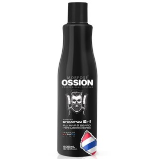 Morfose Ossion Premium Barber Purifying Shampoo 2in1 For Hair and Beard szampon 2w1 do włosów i brody 500ml (P1)