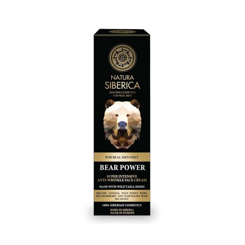 Natura Siberica Men Bear Power przeciwzmarszczkowy krem do twarzy dla mężczyzn 50ml (P1)