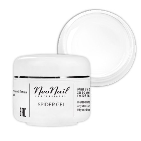 NeoNail Spider Gel żel do zdobień White 5g (P1)