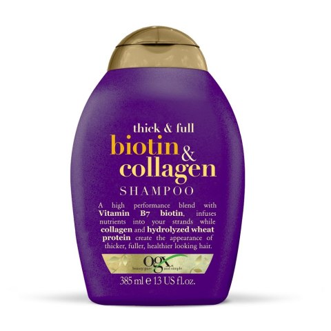 OGX Biotin Collagen Shampoo szampon do włosów z biotyną i kolagenem 385ml (P1)