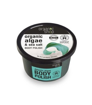 ORGANIC SHOP Organic Algae Sea Salt Body Polish pasta do ciała na bazie organicznych alg i naturalnej soli 250ml (P1)