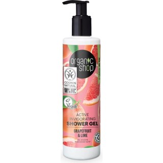 Organic Shop Active Invigorating Shower Gel orzeźwiający żel pod prysznic Grapefruit Lime 280ml (P1)