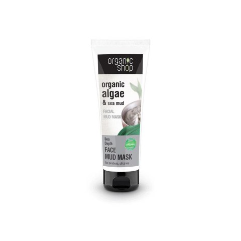 Organic Shop Sea Depth Face Mud Mask organiczna maska błotna do twarzy Algae Sea Mud 75ml (P1)