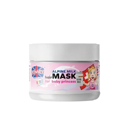 Ronney Kids On Tour To Switzerland Hair Mask maska do włosów dla dzieci Alpejskie Mleko 300ml (P1)