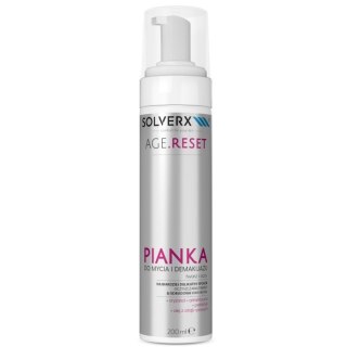 SOLVERX Age Reset pianka do mycia twarzy i demakijażu 200ml (P1)