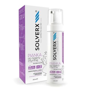 SOLVERX Little Princess pianka do higieny intymnej dla dziewczynek 200ml (P1)