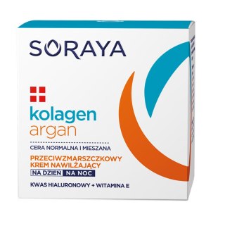 Soraya Kolagen i Argan nawilżający krem przeciwzmarszczkowy na dzień i noc 50ml (P1)