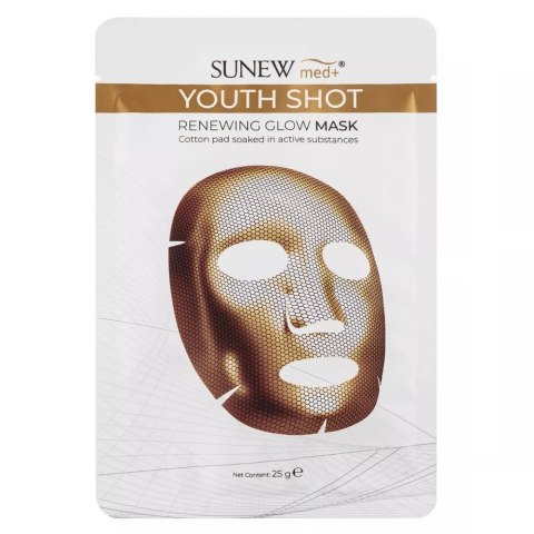 SunewMed+ Youth Shot Renewing Glow Mask rozświetlająca maska w płachcie 25g (P1)