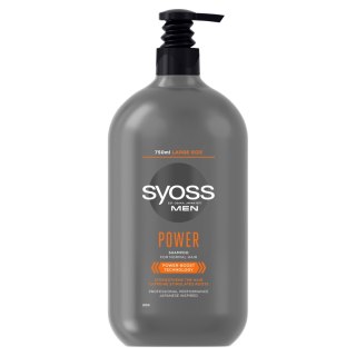 Syoss Men Power Shampoo szampon do włosów normalnych dla mężczyzn 750ml (P1)