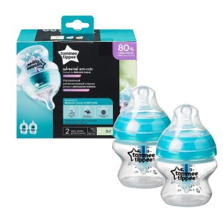 Tommee Tippee Closer To Nature Advanced Anti-Colic butelka antykolkowa 0m+ 2x150ml (P1)