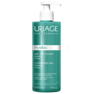 URIAGE Hyseac Cleansing Gel oczyszczający żel do mycia twarzy i ciała 500ml (P1)