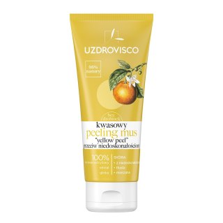 UZDROVISCO Bezolejowy kwasowy peeling mus przeciw niedoskonałościom Yellow Peel 60ml (P1)