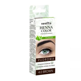 Venita Henna Color Powder pudrowa henna do brwi 4.0 Brown 4g (P1)