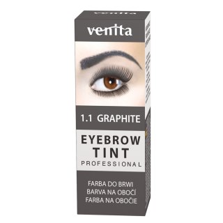 Venita Professional Eyebrow Tint farba do brwi w proszku Graphite (P1)