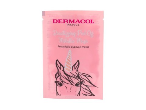 Dermacol Beautifying Peel-off Metallic Mask Brightening Maseczka do twarzy peel-off 15 ml (W) (P2)