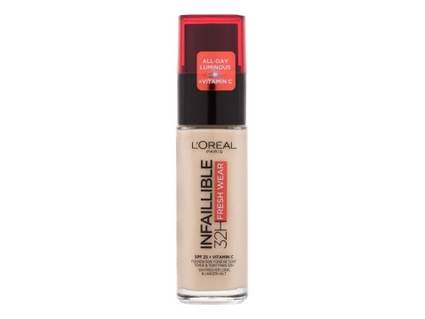 L'Oréal Paris 15 Porcelain Infaillible 32H Fresh Wear SPF25 Podkład płynna 30 ml (W) (P2)