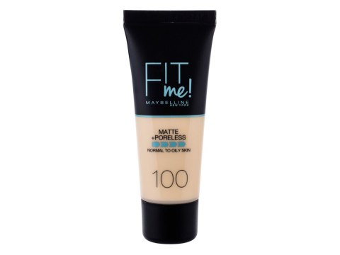 Maybelline 100 Warm Ivory Fit Me! Matte + Poreless Podkład płynna 30 ml (W) (P2)