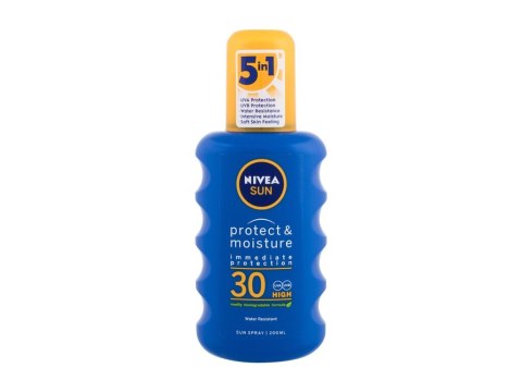 Nivea Sun Protect Moisture SPF30 Preparat do opalania ciała Sprej 200 ml (U) (P2)