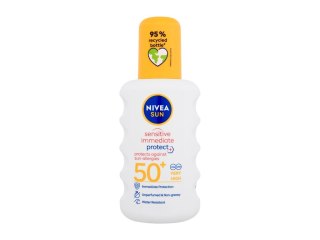 Nivea Sun Sensitive Immediate Protect+ Sun-Allergy SPF50+ Preparat do opalania ciała Alergiczna cera 200 ml (U) (P2)