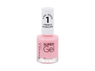 Rimmel London 091 English Rose Super Gel French Manicure STEP1 Lakier do paznokci Błyszczący 12 ml (W) (P2)