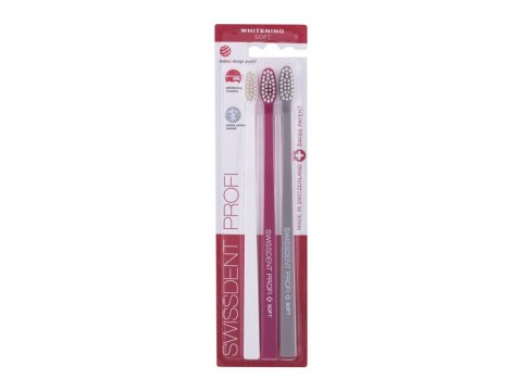 Swissdent White, Pink, Grey Profi Whitening Trio Soft Szczoteczka do zębów 3 szt (U) (P2)