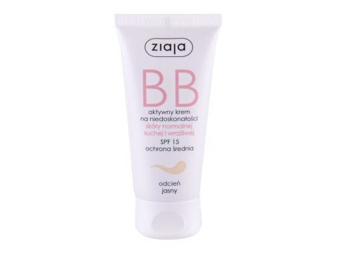 Ziaja Light BB Cream Normal and Dry Skin SPF15 Krem BB Średnia ochrona SPF 15-25 50 ml (W) (P2)