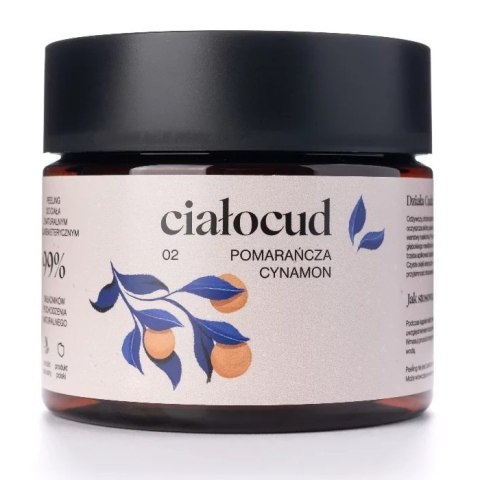 Flagolie Ciałocud naturalny odżywczy peeling do ciała Pomarańcza z Cynamonem 250g (P1)