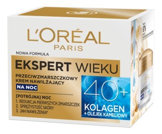 L'Oreal Paris Ekspert Wieku 40+ przeciwzmarszczkowy krem nawilżający na noc 50ml (P1)