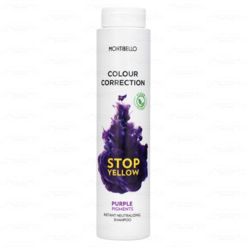 MONTIBELLO Colour Correction Stop Yellow Shampoo szampon neutralizujący żółte odcienie włosów 300ml (P1)