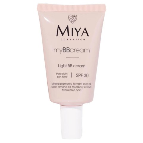 Miya Cosmetics My BB Cream SPF30 lekki krem koloryzujący do cery porcelanowej 40ml (P1)