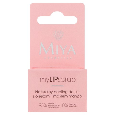 Miya Cosmetics MyLIPscrub naturalny peeling do ust z olejkami i masłem mango 10g (P1)