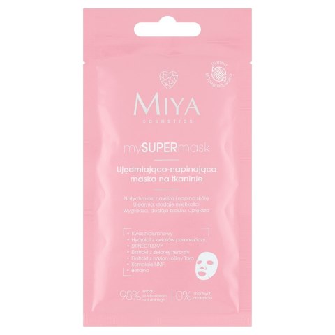 Miya Cosmetics MySUPERmask ujędrniająco-napinająca maska na tkaninie 1szt. (P1)