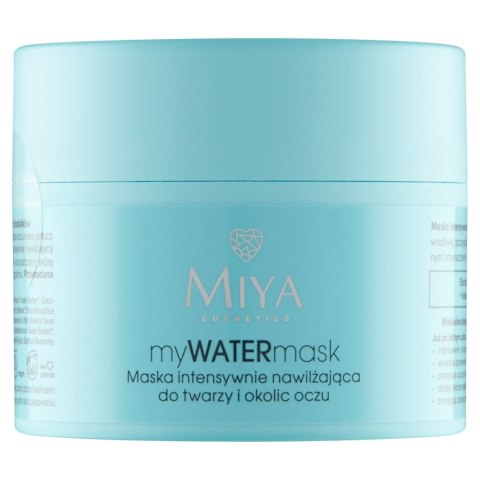 Miya Cosmetics MyWATERmask maska intensywnie nawilżająca do twarzy i okolic oczu 50ml (P1)