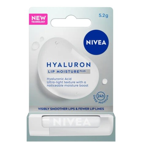 Nivea Hyaluron Lip Moisture Plus nawilżający balsam do ust 5.2g (P1)