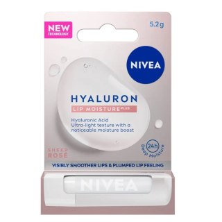 Nivea Hyaluron Lip Moisture Plus nawilżający balsam do ust Rose 5.2g (P1)