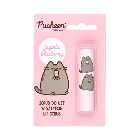 Pusheen Lip Scrub peeling do ust w sztyfcie Blueberry 3.8g (P1)