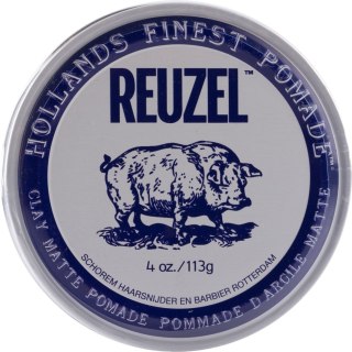 Reuzel Hollands Finest Pomade Clay Matte Pomade matująca glinka do włosów na bazie wody 113g (P1)