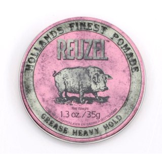 Reuzel Hollands Finest Pomade bardzo mocno utrwalająca pomada na bazie wosków i olejków Pink 35g (P1)