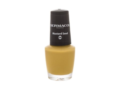 Dermacol 06 Mustard Seed Nail Polish Mini Autumn Limited Edition Lakier do paznokci TAK 5 ml (W) (P2)